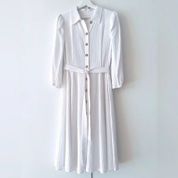 calvin klein white cotton dress CALVIN KLEIN COLLECTION Blake cotton maxi dress